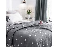 Lichte en Omkeerbare Sprij / Quilt voor Een- en Tweepersoons Bedden - Decoratieve Microvezel Dekbed