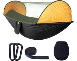 Lichte Hangmat met Muskietennet - 2-in-1 Camping Schommel voor Buiten, Reizen en Tuin