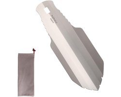 Lichte Titanium Tuinschep voor Buitenactiviteiten, Kamperen, Hiking en Backpacking
