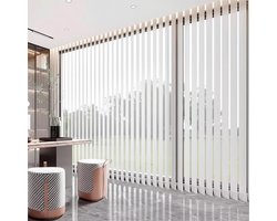 Lichtfilter Jaloezieën - Raambekleding Gordijnen - Privacy en Lichtcontrole - Verduisterende Stof - 200 cm x 200 cm - Wit