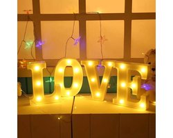 Lichtgevende Letters LOVE - 22 cm - Wit - LED