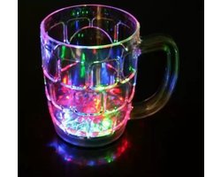 Lichtgevende Mok - Kom verlicht als er vloeistof in komt - Rainbow Magic Color Cup met LED-lichtfeestmok,