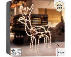 Lichtgevende Rendier voor Buiten 216 LED 63 cm - Lichtgevend - Kerstdecoratie - Verlichte - Kerstverlichting voor De Tuin - Lichtjes