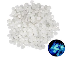 Lichtgevende Stenen - Decoratieve Kiezels - Tuin Decoratie - Absorbeert Licht - 400 Stuks - Fluorescerend