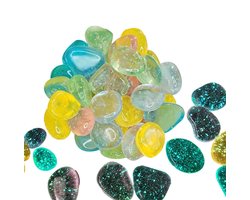 Lichtgevende Stenen - Glow Pebbles - Decoratie Tuin - Zonder Opladen - 12 cm Diameter - Meerdere Kleuren