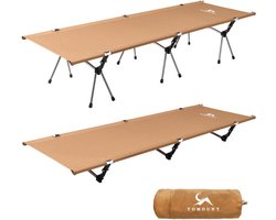 Lichtgewicht Aluminium Campingleger Draagbaar Vouwbare Reisleger voor Buiten Balkon Tuin Tents Hiking