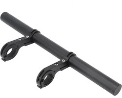 Lichtgewicht Aluminium Stuurverlenger voor Fiets, 30cm Dubbele Beugel voor Snelheidsmeter en Verlichting, Geschikt voor Mountainbikes en Racefietsen