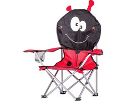 Lichtgewicht Opvouwbare Kinderstoel met Bekerhouder - Transparant