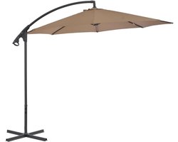 Lichtgewicht zwevende parasol met stalen voet - perfecte zonbescherming voor tuin en terras