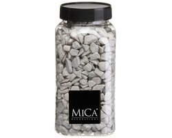 Lichtgrijze Decoratie Steentjes 650ml - Mica Decorations