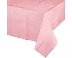 Lichtroze tafelkleed 274 x 137 cm