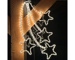 Lichtslang - Kerst raamverlichting Vallende sterren - 72 cm - 216 Lampjes - Kerstverlichting in en outdoor