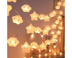 Lichtslinger kinderkamer - Sfeerverlichting kinderkamer - Decoratie - LED lichtslinger - Slaapkamer - Kinderkamer verlichting - Nachtlampje - Feestverlichting - Baby kamer - Meisje jongen