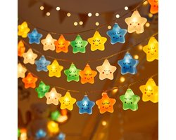 Lichtslinger kinderkamer - Sfeerverlichting kinderkamer - Decoratie - LED lichtslinger - Slaapkamer - Kinderkamer verlichting - Nachtlampje - Feestverlichting - Baby kamer - Meisje jongen