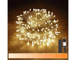 Lichtsnoer 100 LEDs – 10m Dimbaar Verlichtingssnoer voor Binnen en Buiten met Timer en Afstandsbediening