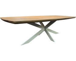 Lido dining tuintafel 240x110xH75 cm acacia blad natural sand