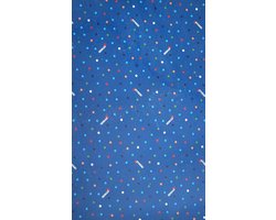 Lief! Lifestyle | Tafelkleed vinyl | Blauw sterrenprint | 140x220 cm