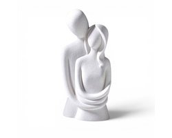 Liefdeskoppel Beeldje – Woondecoratie – Cadeau voor Bruiloft, Jubileum, Valentijn en Housewarming