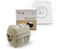 Liefjes & Co Baby - Verstelbaar Gehoorbescherming Voor Baby - Peuter - Kind - 23 dB - Beige