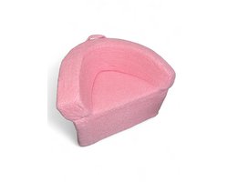 Liefjes & Co Teddy XL Fluffy Sofa - Kinderfauteuils - Kinderstoel - Kindersofa - Roze