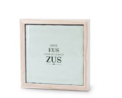 Liefs in een lijstje - Een kus voor de leukste zus