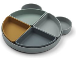 Liewood Arne vakjesbord Mr Bear blue fog multi mix