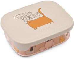 Liewood Arthur Tritan Lunchbox Katten en honden / Sandy 900 ml