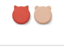 Liewood - Bord Olivia (Set van 2) - Borden - Apple RedTuscany Rose Mix