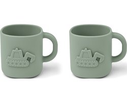 Liewood Chaves Cup Drinkbeker Met Handvaten | Faune Green