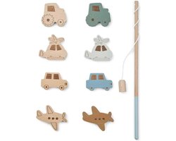 Liewood - Houten Hengelspel Sebastian - Speelgoed en spellen - VehiclesBlue Fog Multi Mix