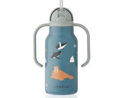 Liewood Kimmie Waterfles 250 ml - geïsoleerd - gerecycled RVS - voor peuters