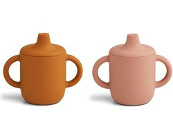 Liewood Neil tuitbeker 2-pack Dark rose/mustard mix