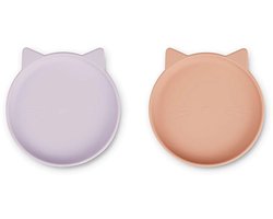 Liewood olivia bord 2 pack cat light lavender rose mix