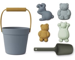 Liewood - Strand & Tuin Speelset Dante (6-delige set) - Buitenspeelgoed - Classic Blue Multi Mix