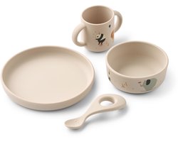 Liewood Vivi Printed Tableware Set Circus / Sandy