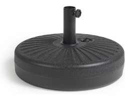 Lifa Garden - Parasolvoet - Draaivoet -  Vulbaar tot 22 kg - Parasol ø tot 4.5 m - Zand of Water - ø 51 cm - Plastic