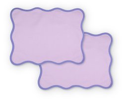 Lifa home Vivid Violet Keuken Placemat set – 35 x 45 cm – 2 stuks – Paars