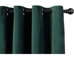 Lifa-Living - Gordijnen - Petrol - Verduisterend - Wasbaar - Kreukherstellend - 250x150cm