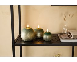 Lifa Living LED kaars set/3 - met wax - incl. ab bol groen