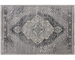 Lifa Living - Vloerkleed - Vintage - Grijs/Crème - Poolhoogte: 5 mm - Oosters - 160 x 230 cm