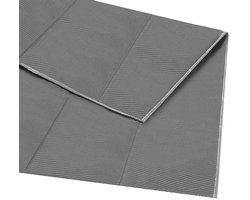 LifeGoods Buitenkleed - 120x180CM - Vloerkleed - Tuintapijt - Incl. Draagtas - Grijs