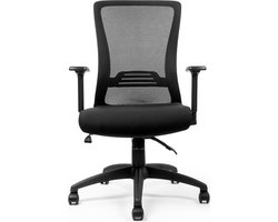 LifeGoods Ergonomische Bureaustoel - Office Chair - Gamestoel - Gaming Stoel - Verstelbaar - Volwassenen - Zwart