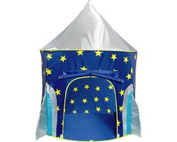 LifeGoods Speeltent - Vanaf 3 Jaar - 100x130cm - Jongens/Meisjes - Incl. Draagtas - Blauw