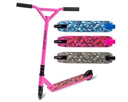 LifeGoods StuntRider - Stuntstep - Step 8+ Jaar - 100mm Wielen - Jongens/Meisjes - Roze