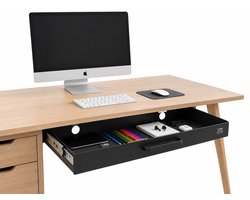 Lifero Onder Bureau Lade - Onderbouw Bureaus - Opbergruimte onder Bureau's - Tafel Organizer Werk - Uittrekbare Lade Kantoor/Thuis