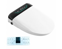 Lifero Slimme Toiletbril - Verwarmde Toilet - Elektrische Bidet - Toiletzitting Verwarmd - Droogfunctie - Warmte Bril Toilet