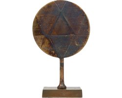 Lifestyle Home Collection - Round Decoratie L - Bruin