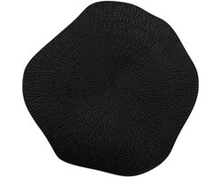 lifestyle home collection structuur dienblad - zwart - large