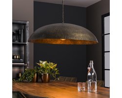 LifestyleFurn Hanglamp Lione - Ø90cm - Brons Antiek