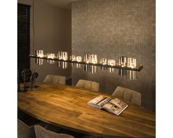 LifestyleFurn Hanglamp Tee - 14-lamps - Mixed glas
